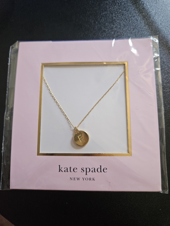kate spade Jewelry - kate spade New York Gold Initial 'E' Pendant Necklace